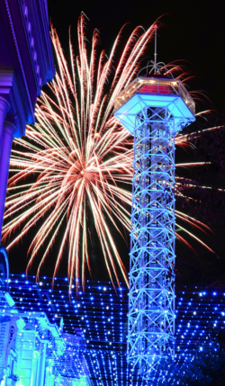 Elitch Gardens Fireworks on Labor Day 